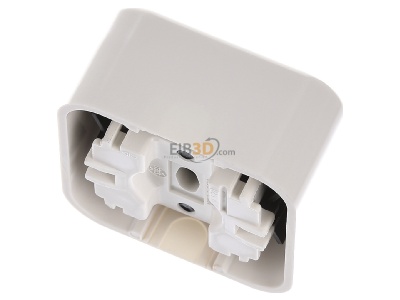 Top rear view Busch Jaeger 2601/5 AP Series switch surface mounted 
