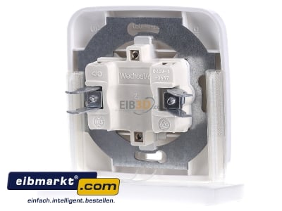 Back view Busch-Jaeger 2610/6 UJ-214 Two-way switch flush mounted - 
