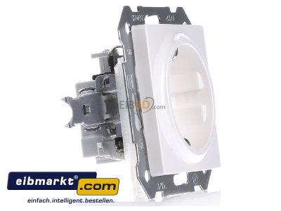 View on the left Siemens Indus.Sector 5UB1518 Socket outlet protective contact white 
