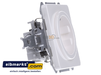 View on the left Siemens Indus.Sector 5UB1405 Socket outlet protective contact white
