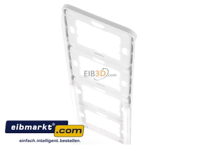 Top rear view Siemens Indus.Sector 5TG1814 Frame 4-gang white 
