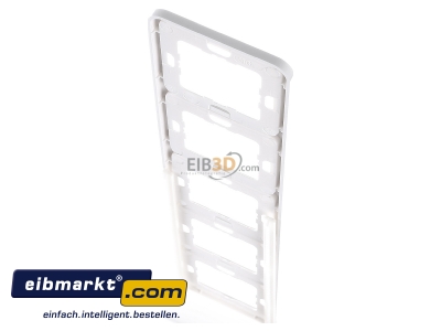 Top rear view Siemens Indus.Sector 5TG1815 Frame 5-gang white 
