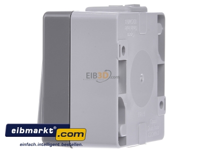 View on the right Siemens Indus.Sector 5TA4705 Series switch surface mounted grey
