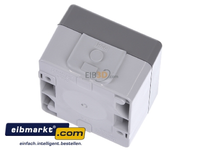 Top rear view Siemens Indus.Sector 5TA4705 Series switch surface mounted grey
