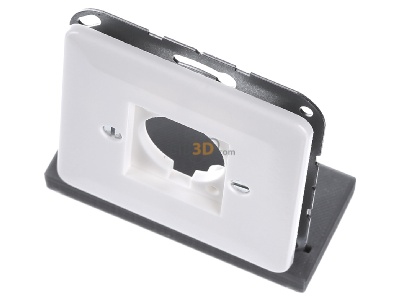 Ansicht oben vorne Jung CD 568-1 WW Abdeckung aws f�r Steckverbinder 