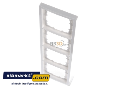 View up front Siemens Indus.Sector 5TG1324 Frame 4-gang white 
