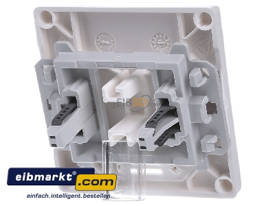 Back view Siemens Indus.Sector 5TG6200 Cover plate for switch/push button white
