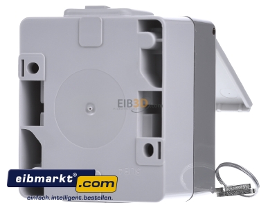 Back view Siemens Indus.Sector 5UB4714 Socket outlet protective contact grey
