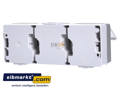 Back view Siemens Indus.Sector 5UB4731 Socket outlet protective contact grey - 
