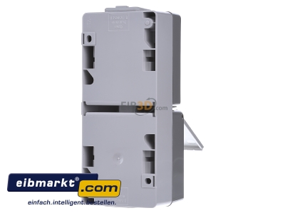 Back view Siemens Indus.Sector 5TA4815 Combination switch/wall socket outlet
