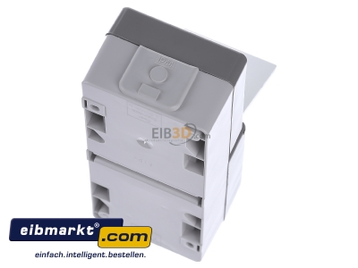 Top rear view Siemens Indus.Sector 5TD4811 Combination switch/wall socket outlet
