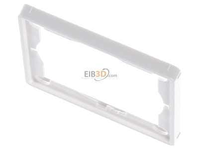 Top rear view Siemens 5TG2557 Frame 1-gang white 
