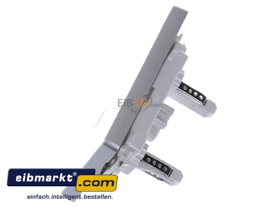 Ansicht oben rechts Siemens Indus.Sector 5TG6240 Wippe M.Fenster f.Taster Delta Vita, alu/met 