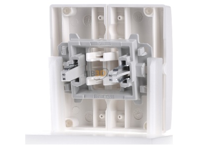Back view Siemens Indus.Sector 5TG7145 Cover plate for switch/push button white 
