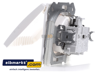 View on the right Siemens Indus.Sector 5UB1852 Socket outlet protective contact white 
