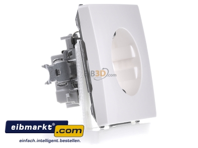 View on the left Siemens Indus.Sector 5UB1855 Socket outlet protective contact white 
