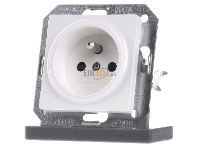 Front view Siemens 5UB1918 Socket outlet (receptacle) earthing pin 
