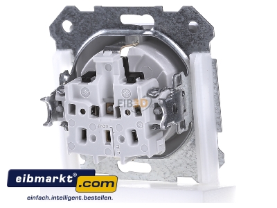 Ansicht hinten Siemens Indus.Sector 5UB1931 Schuko-Dose Delta Vita, alu/met 