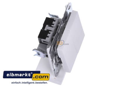 View top left Gira 012527 Series switch flush mounted white
