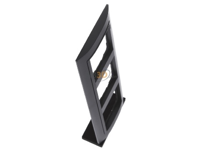 View top left Gira 021308 Frame 3-gang anthracite 21308
