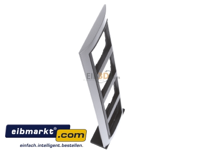 View top left Gira 021406 Frame 4-gang aluminium
