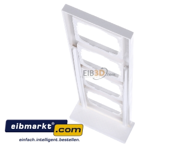 Top rear view Gira 021422 Frame 4-gang white
