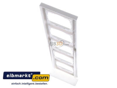 Top rear view Gira 021522 Frame 5-gang white
