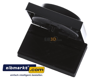 Ansicht oben hinten Gira 065028 Dimmer-Abdeckung anth System55 