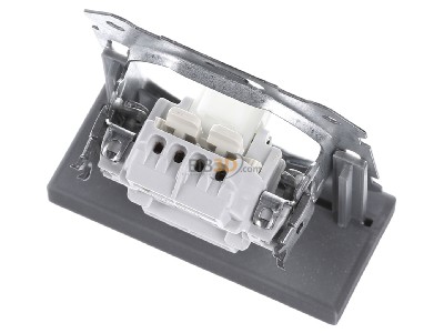 Top rear view Siemens 5TA2162 2-pole switch flush mounted 
