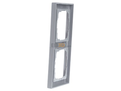 View on the right Gira 021237 Frame 2-gang grey 
