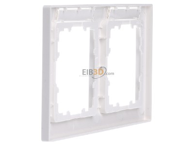 View on the right Siemens 5TG2552-1 Frame 2-gang white 
