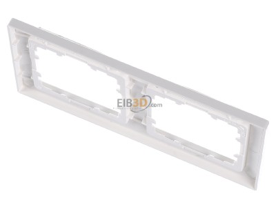 Top rear view Siemens 5TG2552-1 Frame 2-gang white 
