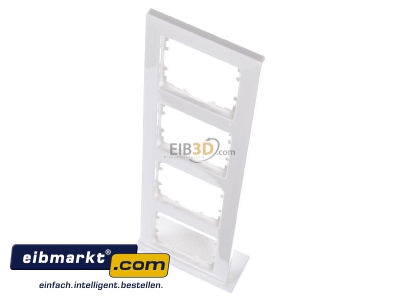 View up front Siemens Indus.Sector 5TG2554-0 Frame 4-gang white
