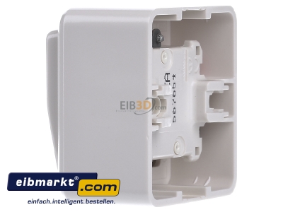 View on the right Jung 606 A Two-way switch surface mounted
