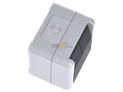 Ansicht oben links Jung 809 W Wippschalter 10AX 250V Doppel Wechsler 