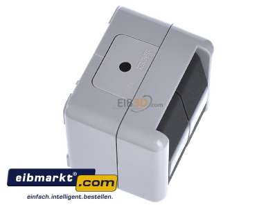 Ansicht oben links Jung 835 NAW Doppel-Taster 10AX 250V 2 Schlieer 