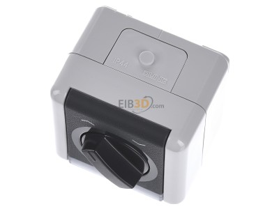 Ansicht oben vorne Jung 834.10 W Jalousie-Drehschalter 10AX 250V 1-pol. 
