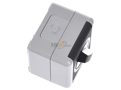 Ansicht oben links Jung 834.10 W Jalousie-Drehschalter 10AX 250V 1-pol. 