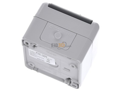 Ansicht oben hinten Jung 834.10 W Jalousie-Drehschalter 10AX 250V 1-pol. 