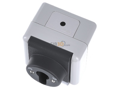 View up front Jung 834.18 W 1-pole push button for roller shutter 
