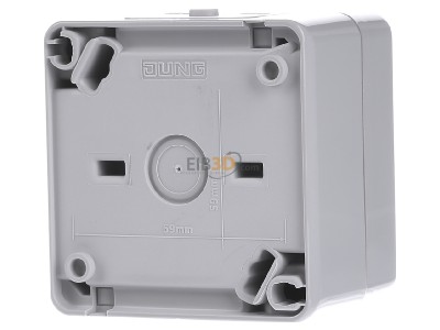 Ansicht hinten Jung 833.18 W Schlsselschalter 10AX 250V 1-pol. 