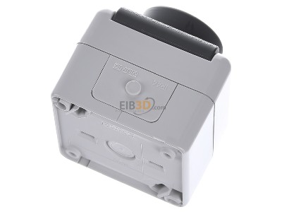 Ansicht oben hinten Jung 833.18 W Schlsselschalter 10AX 250V 1-pol. 
