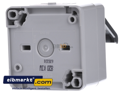 Ansicht hinten Jung 820 KIW SCHUKO-Steckdose 16A 250V 