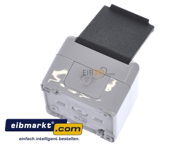 Ansicht oben hinten Jung 820 KIW SCHUKO-Steckdose 16A 250V 