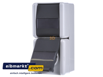 Frontansicht Jung 876 NAW SCHUKO-Steckdose 16A 250V 