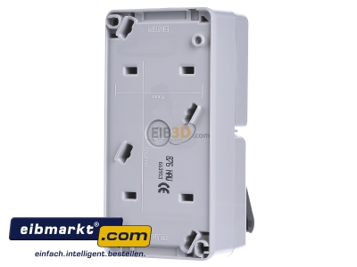 Back view Jung 876 NAW Combination switch/wall socket outlet - 
