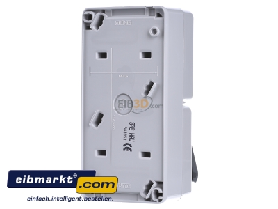 Ansicht hinten Jung 876 NAW SCHUKO-Steckdose 16A 250V 