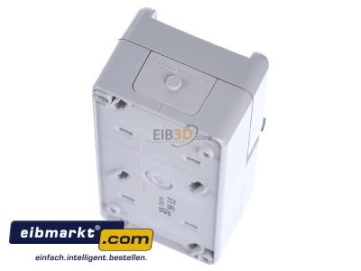 Top rear view Jung 876 NAW Combination switch/wall socket outlet - 
