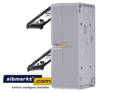 Ansicht rechts Jung 822 NAW SCHUKO-Steckdose 2-fach 16A 250V 