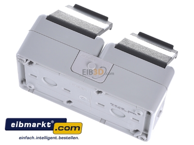 Ansicht oben hinten Jung 8220 NAW SCHUKO-Steckdose 2-fach 16A 250V 